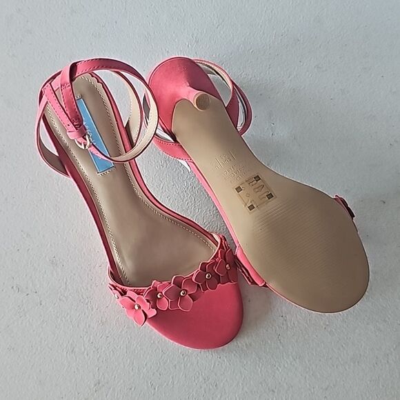 NIB Draper James Alice Heels in Bright Red, Size 7.5 - Picture 5 of 7